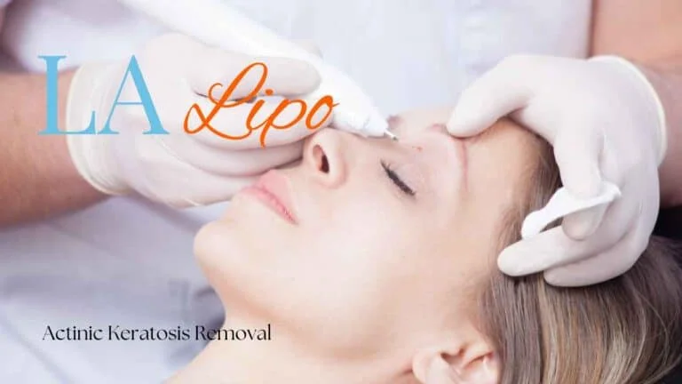 Woman receiving Actinic Keratosis Removal Treatment Enfield Highway