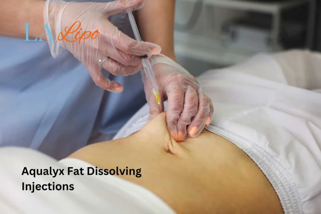 woman having fat dissolving injections Enfield Highway in the stomach