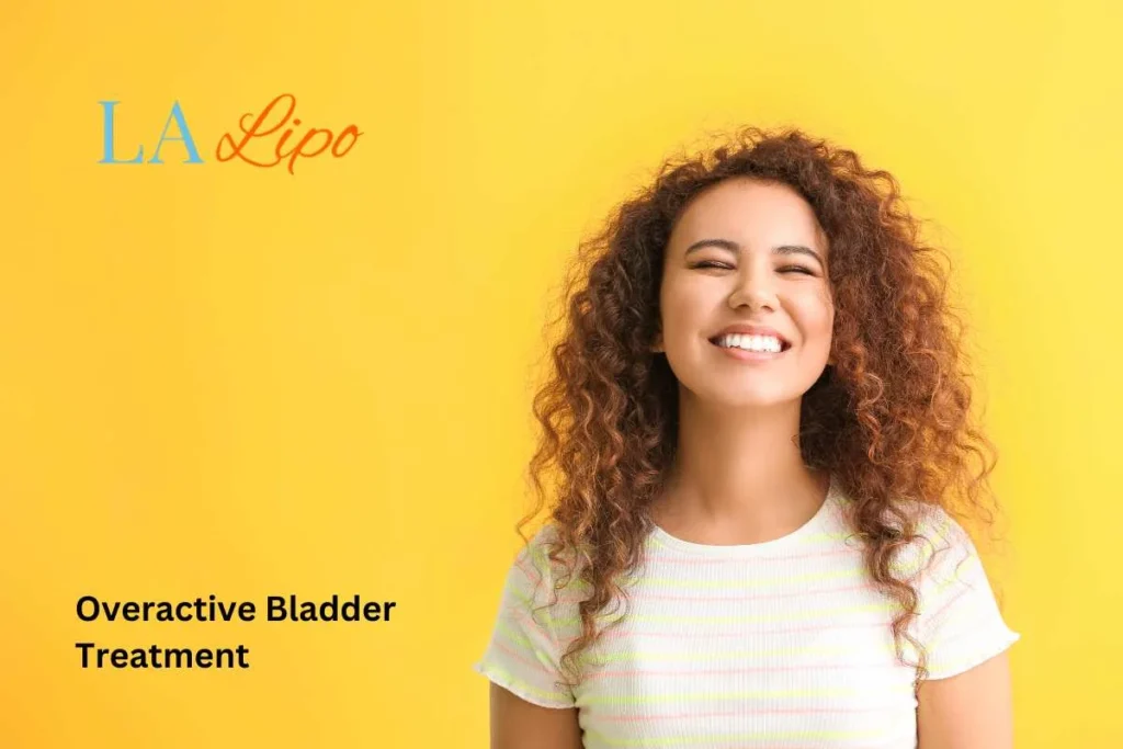 woman smiling about overactive bladder treatment Enfield Highway solutions