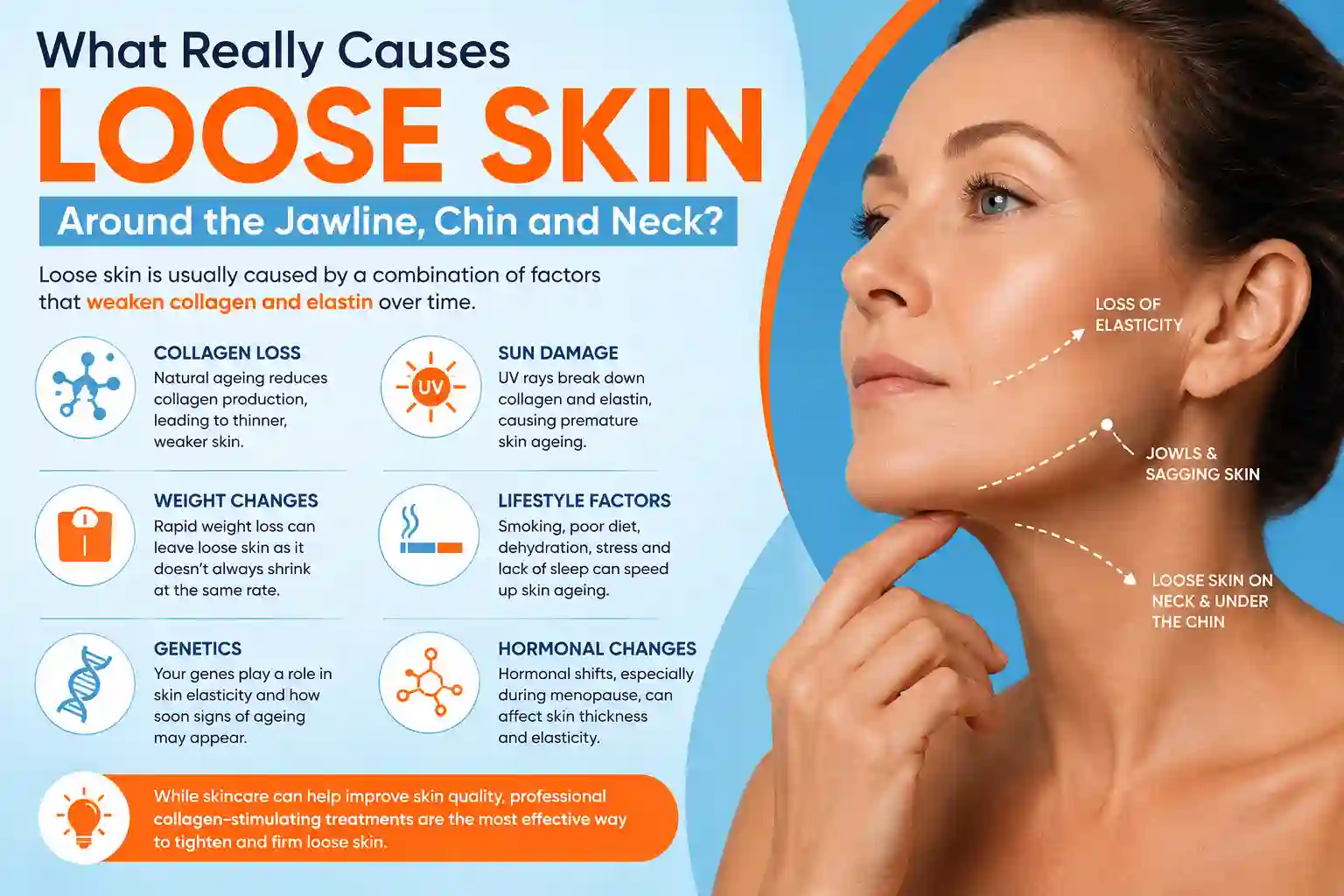 What Really Causes Loose Skin Around the Jawline, Chin and Neck Enfield Highway?